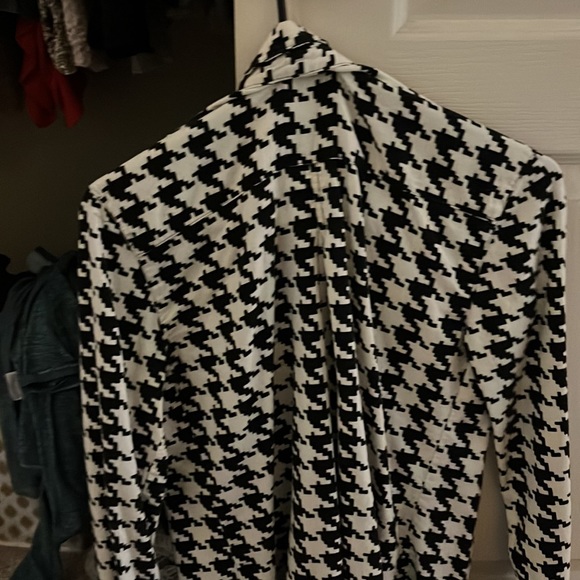 bdg hounds tooth flannel buttondown - Picture 5 of 5